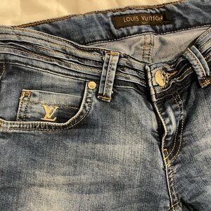 Louis Vuitton Blue Denim Jeans
